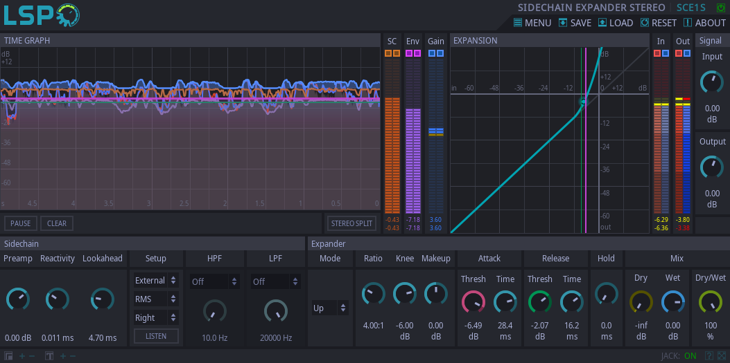 Sidechain-Expander Stereo