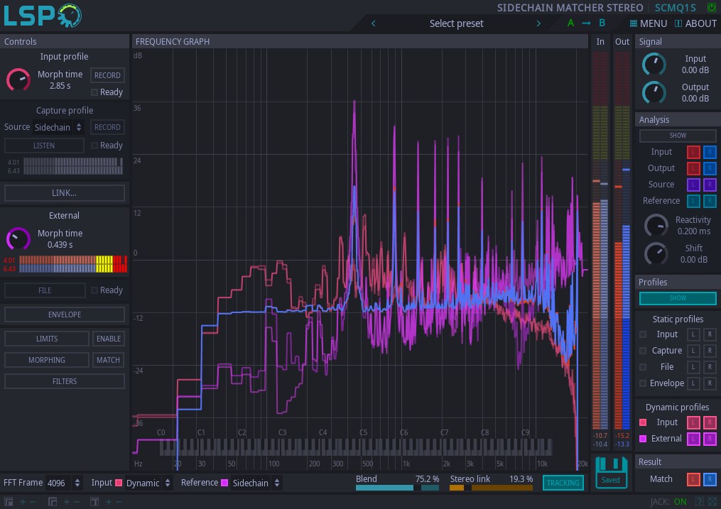 Sidechain Matcher Stereo